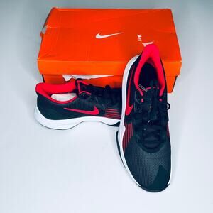Nike Precision V Black Red Athletic Shoes New 11